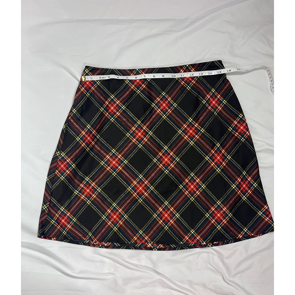 NWT J.Crew Plaid Tartan A-Line Skirt M Holiday Y2K Preppy Academia - Picture 5 of 6